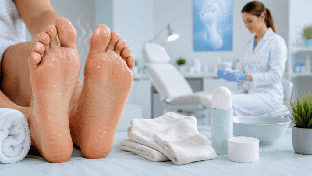 Sudoración y mal olor en los pies causas, soluciones y cuándo acudir al podólogo